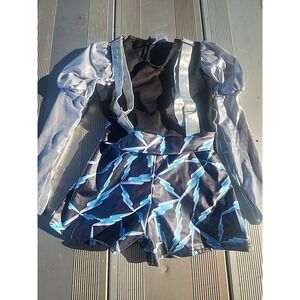 2023 Spirit Halloween Monster High Costume Jumpsuit Small Frankie Stein 4/6 Pins